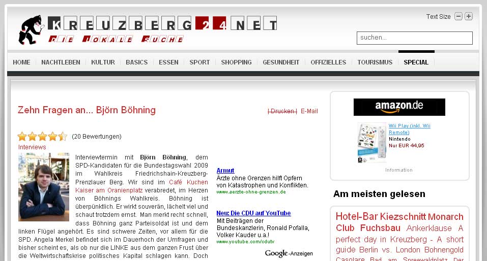 Kreuzberg24.net ist online